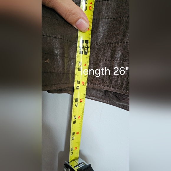 Red Wing Shoes Leather Jacket Cafe Racer Moto Men's Size XL Brown Motorcycle - Picture 13 of 15